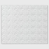 Papier Cadeau Motif noir et blanc Doodspot (Plat)