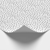 Papier Cadeau Motif noir et blanc Doodspot (Coin)