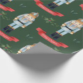 Papier Cadeau Motif Nutcracker Noël mignon (Coin)