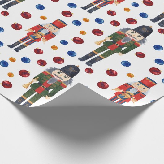 Papier Cadeau Motif Nutcracker Noël mignon (Coin)