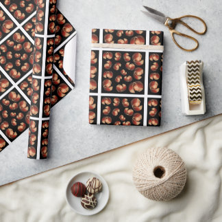 Papier Cadeau Motif Nuts