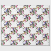Papier Cadeau Motif oiseau (Plat)
