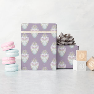 Papier Cadeau Motif Oracle Owl Pastel Purple