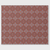 Papier Cadeau motif orange, gris et noir (Plat)