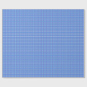 Papier Cadeau Motif orchidées bleues (Plat)