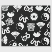 Papier Cadeau Motif oriental (Plat)