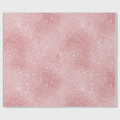 Papier Cadeau Motif Pailleté Rose Pâle Féminin Élégant (Plat)