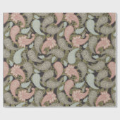 Papier Cadeau Motif Paisley  (Plat)