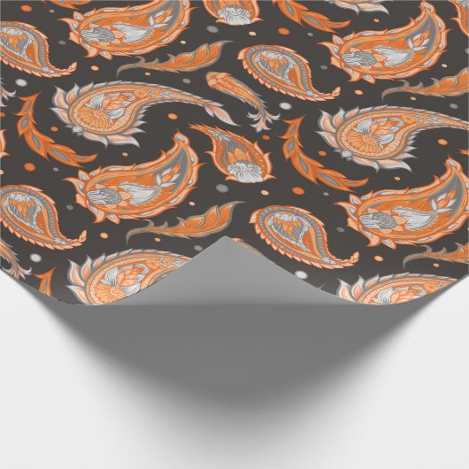 Papier Cadeau Motif Paisley (Coin)