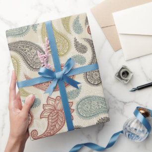 Papier Cadeau Motif Paisley