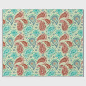 Papier Cadeau Motif Paisley (Plat)