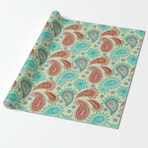 Papier Cadeau Motif Paisley