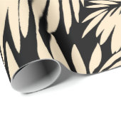 Papier Cadeau Motif Palm Leaf sans faille dans (Coin rond)