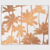 Papier Cadeau Motif Palm Tree (Plat)