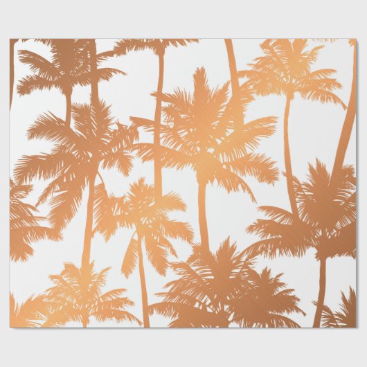 Papier Cadeau Motif Palm Tree (Plat)