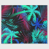 Papier Cadeau Motif palmier (Plat)