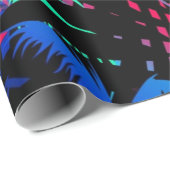 Papier Cadeau Motif palmier (Coin rond)