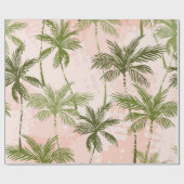 Papier Cadeau Motif palmier (Plat)