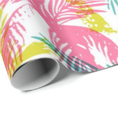 Papier Cadeau Motif palmier (Coin rond)