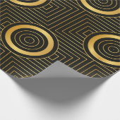 Papier Cadeau Motif papier peint vintage Art Déco (Coin)