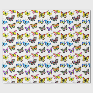Papier Cadeau motif papillon