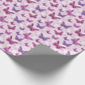 Papier Cadeau motif papillon 2 (Coin)