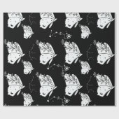 Papier Cadeau Motif papillon Luna Moth (Plat)