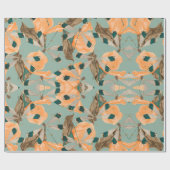 Papier Cadeau Motif papillon Luna Moth (Plat)
