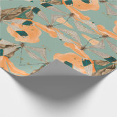 Papier Cadeau Motif papillon Luna Moth (Coin)