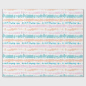 Papier Cadeau Motif Pastel Batik (Plat)