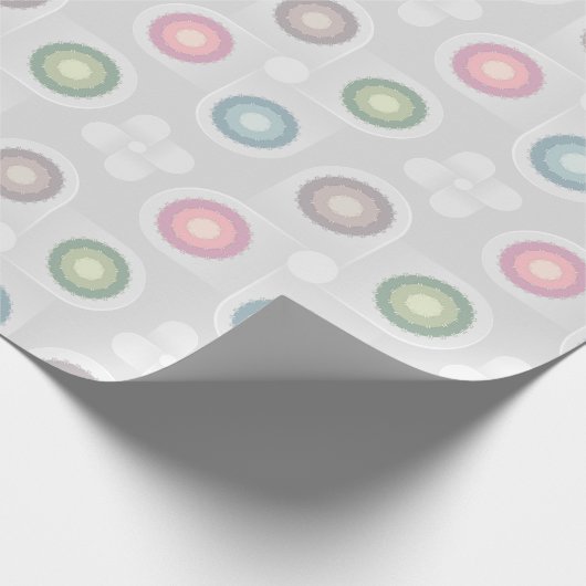 Papier Cadeau Motif Pastel Circle (Coin)