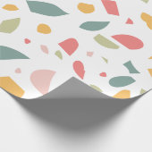 Papier Cadeau Motif pastel moderne (Coin)