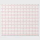 Papier Cadeau Motif Pastel Pink Harlequin (Plat)