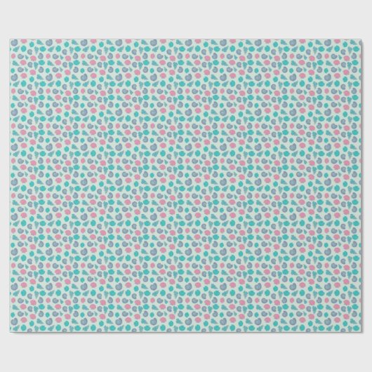 Papier Cadeau Motif Pastel Seashell (Plat)