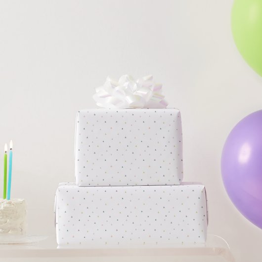 Papier Cadeau Motif Pastel Triangle (Cadeaux de fête)