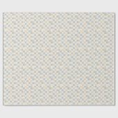 Papier Cadeau Motif Patchwork Damier (Plat)