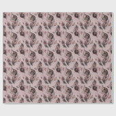 Papier Cadeau Motif Peacock (Plat)