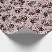 Papier Cadeau Motif Peacock (Coin)
