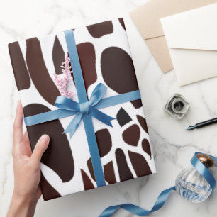 Papier Cadeau Motif peau de girafe