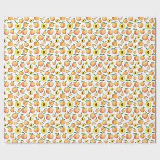 Papier Cadeau motif pêche (Plat)