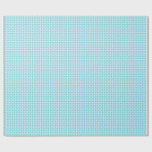 Papier Cadeau Motif perle bleue (Plat)