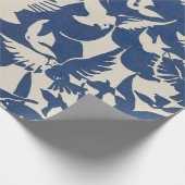 Papier Cadeau Motif Pigeons 1928 (Coin)