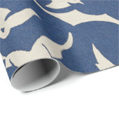 Papier Cadeau Motif Pigeons 1928 (Coin rond)