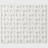 Papier Cadeau Motif Plante/botanique simple et élégant (Plat)