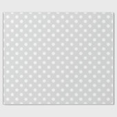 Papier Cadeau Motif Pointe blanc gris clair extra large (Plat)