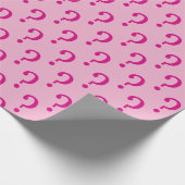 Papier Cadeau motif points d'interrogation (Coin)
