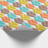 Papier Cadeau Motif Pois coloré rétro (Coin)
