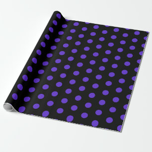 Papier Cadeau Motif pois violet