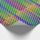 Papier Cadeau Motif Polka coloré (Coin)
