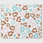 Papier Cadeau motif poster de animal (Plat)
